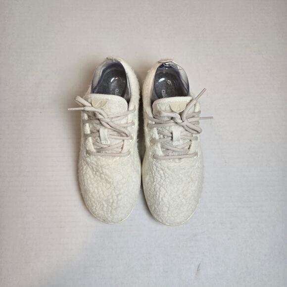 Allbirds WRF Wool Runner Fluffs White Running Shoes Women's Size 7 - Picture 2 of 8